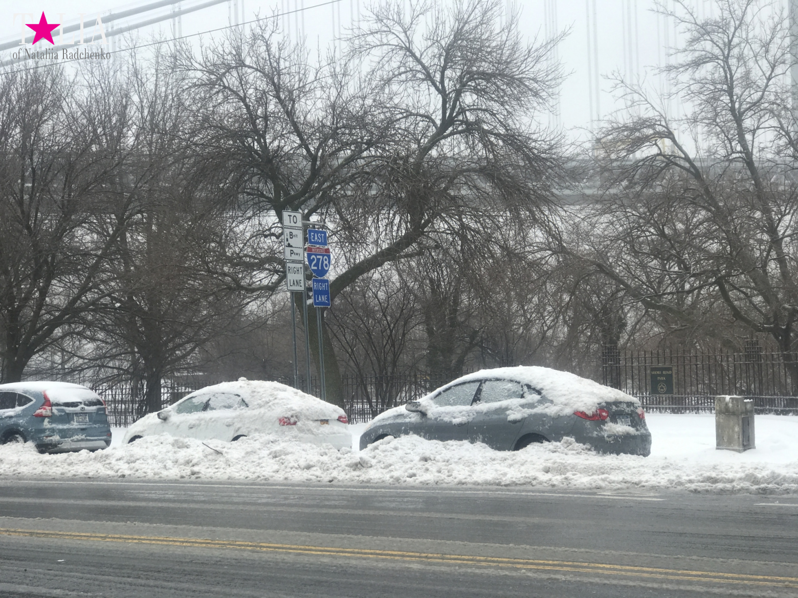 Snow Storm "Stella" on March 14, 2017 in New York
